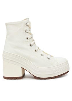 Converse Botki Chuck 70 De Luxe Heel A05348C Beżowy ze sklepu MODIVO w kategorii Botki - zdjęcie 181054064