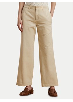 LAUREN RALPH LAUREN Kuloty 200965654004 Beżowy Regular Fit ze sklepu MODIVO w kategorii Spodnie damskie - zdjęcie 181054290
