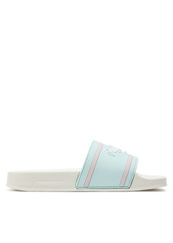 Pepe Jeans Klapki Slider Logo G PGS70061 Niebieski ze sklepu MODIVO w kategorii Klapki dziecięce - zdjęcie 181054470