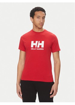 Helly Hansen T-Shirt Logo 54596 Czerwony Regular Fit ze sklepu MODIVO w kategorii T-shirty męskie - zdjęcie 181054491