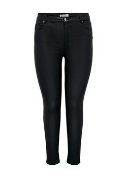 ONLY Carmakoma Spodnie z imitacji skóry 15301278 Czarny Skinny Fit ze sklepu MODIVO w kategorii Spodnie damskie - zdjęcie 181054530