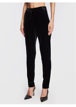 Nissa Spodnie materiałowe P13495 Czarny Slim Fit ze sklepu MODIVO w kategorii Spodnie damskie - zdjęcie 181054612