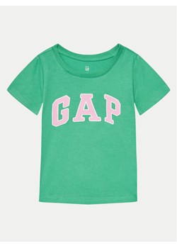 Gap T-Shirt 862123 Zielony Regular Fit ze sklepu MODIVO w kategorii Bluzki dziewczęce - zdjęcie 181054631