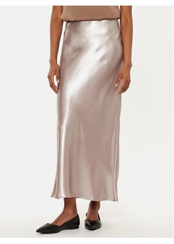 Boss Spódnica midi Vesatie 50512747 Beżowy Slim Fit ze sklepu MODIVO w kategorii Spódnice - zdjęcie 181054640