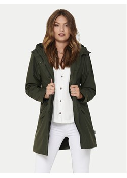 ONLY Kurtka przeciwdeszczowa Sally 15206116 Zielony Regular Fit ze sklepu MODIVO w kategorii Kurtki damskie - zdjęcie 181054642
