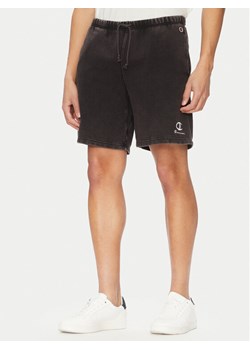 Champion Szorty sportowe Reverse Weave 221179 Czarny Regular Fit ze sklepu MODIVO w kategorii Spodenki męskie - zdjęcie 181054674