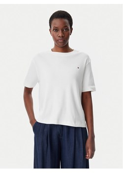 Tommy Hilfiger T-Shirt Modern Cody WW0WW46158 Écru Relaxed Fit ze sklepu MODIVO w kategorii Bluzki damskie - zdjęcie 181054790