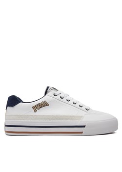 Puma Sneakersy Court Classic Vulc Retro Club 395089-01 Biały ze sklepu MODIVO w kategorii Trampki męskie - zdjęcie 181054822
