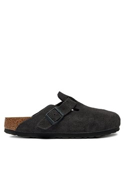 Birkenstock Klapki Boston zamsz 1028552 Szary ze sklepu MODIVO w kategorii Klapki damskie - zdjęcie 181054832