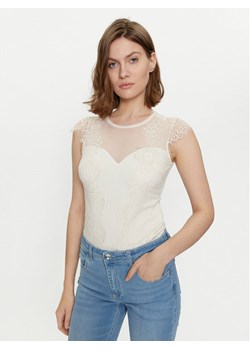 Rinascimento Body CFC0117443003 Écru Slim Fit ze sklepu MODIVO w kategorii Bluzki damskie - zdjęcie 181054972
