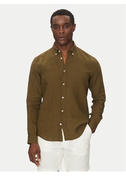 BOSS Koszula 50520283 Zielony Slim Fit ze sklepu MODIVO w kategorii Koszule męskie - zdjęcie 181055010