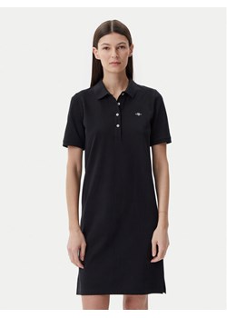 Gant Sukienka codzienna Shield 4201529 Czarny Regular Fit ze sklepu MODIVO w kategorii Sukienki - zdjęcie 181055074