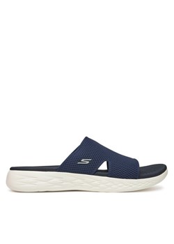 Skechers Klapki On-The-Go 600-Oceanside 140003/NVY Granatowy - id: 0000304905599 - marki Skechers - 181055201 Skechers Klapki On-The-Go 600-Oceanside 140003/NVY Granatowy ze sklepu MODIVO w kategorii Klapki damskie - zdjęcie 181055201