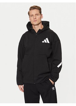 adidas Bluza Z.N.E. JD5984 Czarny Regular Fit ze sklepu MODIVO w kategorii Bluzy męskie - zdjęcie 181055241