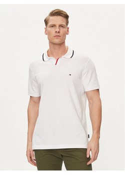 Tommy Hilfiger Polo MW0MW34772 Biały Regular Fit ze sklepu MODIVO w kategorii T-shirty męskie - zdjęcie 181055310