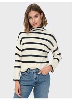 ONLY Sweter Fibi 15259096 Beżowy Regular Fit ze sklepu MODIVO w kategorii Swetry damskie - zdjęcie 181055341
