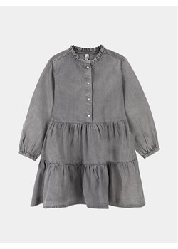 Coccodrillo Sukienka codzienna ZC3128101MGK Szary Regular Fit ze sklepu MODIVO w kategorii Sukienki dziewczęce - zdjęcie 181055392