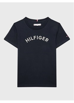 Tommy Hilfiger T-Shirt Arched KS0KS00401 D Granatowy Regular Fit ze sklepu MODIVO w kategorii T-shirty chłopięce - zdjęcie 181055423