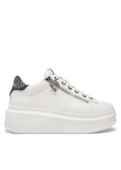 KARL LAGERFELD Sneakersy Ankapri KL63527 Biały ze sklepu MODIVO w kategorii Buty sportowe damskie - zdjęcie 181055430