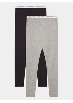Calvin Klein Underwear Komplet 2 par legginsów G80G800653 Kolorowy Slim Fit - id: 0000302814329 - marki Calvin Klein Underwear - 181055481 Calvin Klein Underwear Komplet 2 par legginsów G80G800653 Kolorowy Slim Fit ze sklepu MODIVO w kategorii Spodnie dziewczęce - zdjęcie 181055481