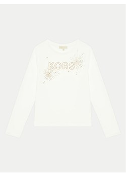 MICHAEL KORS KIDS Bluzka R30142 D Biały Regular Fit ze sklepu MODIVO w kategorii Bluzki dziewczęce - zdjęcie 181055492