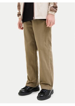 Jack&Jones Junior Spodnie materiałowe Alex 12253790 Brązowy Loose Fit ze sklepu MODIVO w kategorii Spodnie chłopięce - zdjęcie 181055523