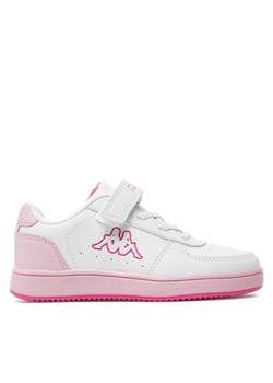 Kappa Sneakersy Logo Malone Ev Kid 36185LW Biały ze sklepu MODIVO w kategorii Buty sportowe dziecięce - zdjęcie 181055531