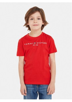 Tommy Hilfiger T-Shirt Essential KS0KS00210 S Czerwony Regular Fit ze sklepu MODIVO w kategorii T-shirty chłopięce - zdjęcie 181055534