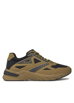 Calvin Klein Sneakersy Low Top Lace Up HM0HM01363 Zielony ze sklepu MODIVO w kategorii Buty sportowe męskie - zdjęcie 181055621