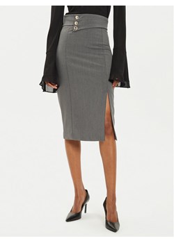 Rinascimento Spódnica midi CFC0119972003 Szary Slim Fit ze sklepu MODIVO w kategorii Spódnice - zdjęcie 181055652