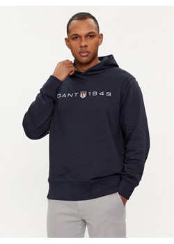 Gant Bluza Graphic 2003244 Granatowy Regular Fit ze sklepu MODIVO w kategorii Bluzy męskie - zdjęcie 181055732