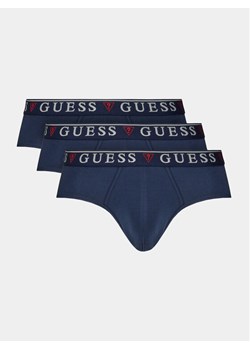 Guess Komplet 3 par slipów U97G00 KCD31 Granatowy ze sklepu MODIVO w kategorii Majtki męskie - zdjęcie 181055754