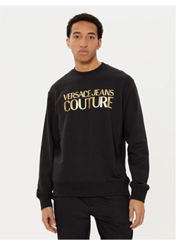 Versace Jeans Couture Bluza 78GAIT05 Czarny Regular Fit ze sklepu MODIVO w kategorii Bluzy męskie - zdjęcie 181055862
