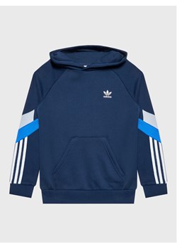 adidas Bluza HL6882 Granatowy Regular Fit ze sklepu MODIVO w kategorii Bluzy chłopięce - zdjęcie 181055872