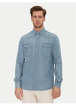 INDICODE Koszula jeansowa Ask 20-605 Niebieski Slim Fit ze sklepu MODIVO w kategorii Koszule męskie - zdjęcie 181055923
