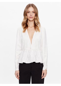 Bruuns Bazaar Bluzka Cuckoo Ingrid BBW3329 Biały Regular Fit ze sklepu MODIVO w kategorii Bluzki damskie - zdjęcie 181055930