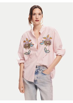 Desigual Koszula Nagano 24WWCW40 Różowy Regular Fit - id: 0000304476600 - marki Desigual - 181055944 Desigual Koszula Nagano 24WWCW40 Różowy Regular Fit ze sklepu MODIVO w kategorii Koszule damskie - zdjęcie 181055944
