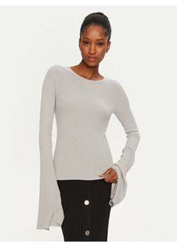 Kontatto Sweter 3M0116N AI253M01 Szary Slim Fit ze sklepu MODIVO w kategorii Swetry damskie - zdjęcie 181056030