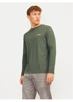 Jack&Jones Longsleeve Alvis 12259735 Zielony Standard Fit ze sklepu MODIVO w kategorii T-shirty męskie - zdjęcie 181056184