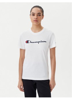 Champion T-Shirt 118090 Biały Slim Fit - id: 0000305354570 - marki Champion - 181056194 Champion T-Shirt 118090 Biały Slim Fit ze sklepu MODIVO w kategorii Bluzki damskie - zdjęcie 181056194