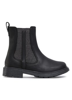 Clarks Botki Astrol Orin T 261541066 Czarny ze sklepu MODIVO w kategorii Buty zimowe dziecięce - zdjęcie 181056203