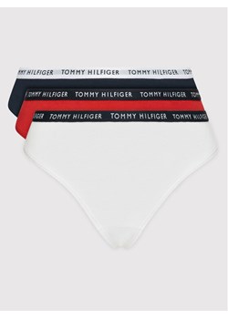 Tommy Hilfiger Komplet 3 par stringów UW0UW02829 Kolorowy ze sklepu MODIVO w kategorii Majtki damskie - zdjęcie 181056450