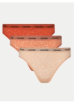 Calvin Klein Underwear Komplet 3 par fig klasycznych 000QD5069E Kolorowy ze sklepu MODIVO w kategorii Majtki damskie - zdjęcie 181056513