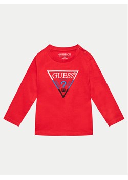 Guess Bluzka N4YI36 K8HM4 Czerwony Regular Fit ze sklepu MODIVO w kategorii T-shirty chłopięce - zdjęcie 181056764