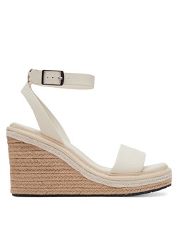 Calvin Klein Espadryle Wedge Sandal 70 - He HW0HW02376 Biały ze sklepu MODIVO w kategorii Espadryle damskie - zdjęcie 181056840