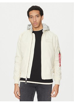 Alpha Industries Kurtka bomber Ma-1 196108 Beżowy Regular Fit ze sklepu MODIVO w kategorii Kurtki męskie - zdjęcie 181056851