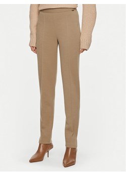 Luisa Spagnoli Spodnie materiałowe Minuendo 541298 Beżowy Slim Fit ze sklepu MODIVO w kategorii Spodnie damskie - zdjęcie 181056862