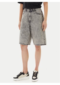 Volcom Szorty jeansowe Beeggy B2012504 Szary Baggy Fit ze sklepu MODIVO w kategorii Szorty - zdjęcie 181057033
