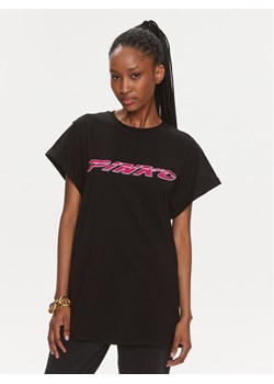 Pinko T-Shirt 103138 A1P7 Czarny Relaxed Fit ze sklepu MODIVO w kategorii Bluzki damskie - zdjęcie 181057083