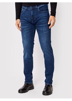 7 For All Mankind Jeansy Luxe Performance JSMXB800LI Granatowy Slim Tapered Fit ze sklepu MODIVO w kategorii Jeansy męskie - zdjęcie 181057104